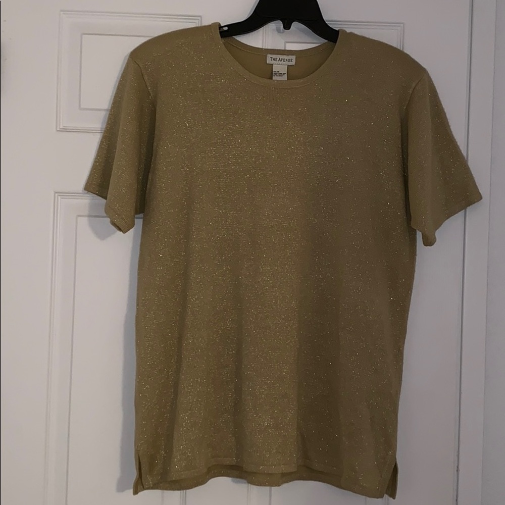 The Avenue shirt sleeve blouse.